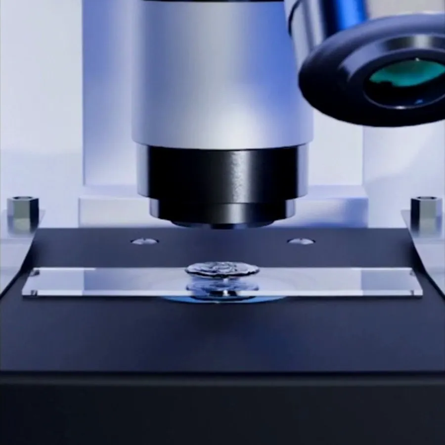 La platina del microscopio