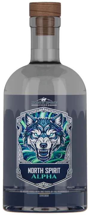 Una botella de North Spirit Alpha, 700 ml