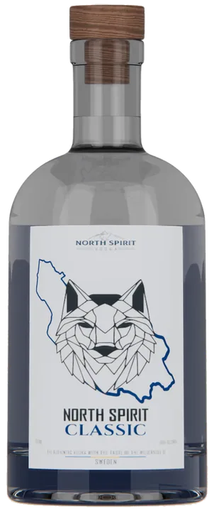Una botella de North Spirit Classic, 700 ml